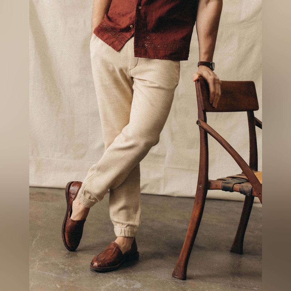 Brand new with tags Taylor stitch The Apres Pant in Natural Sashiko.